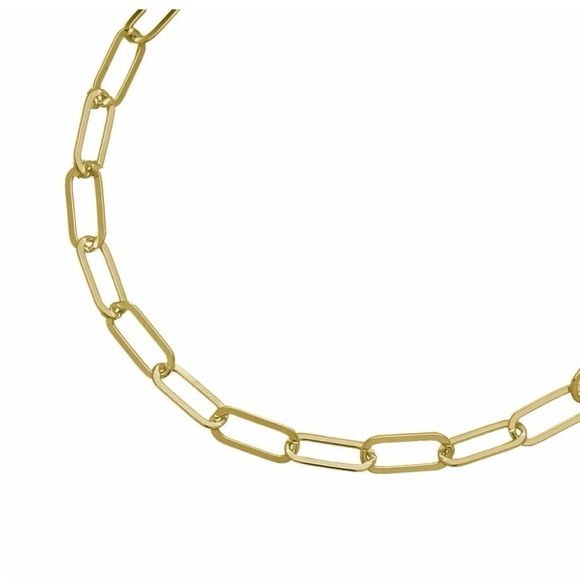 Jennifer Zeuner Jewelry - Marta Oval Link Chain Necklace